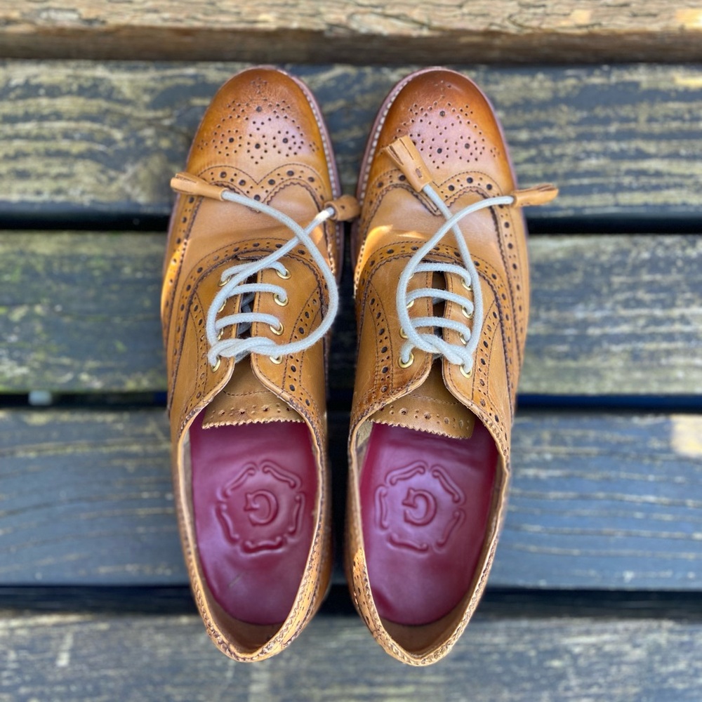 Grenson - Martha wingtip Oxford brogue shoes. Excellent condition. US 8.5 EUR 39